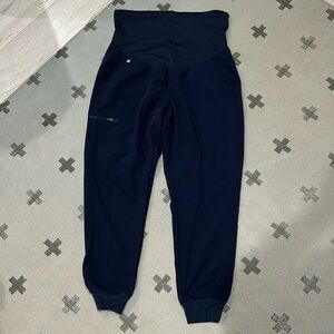 Figs Pregnancy Jogger Pants in Navy Blue
